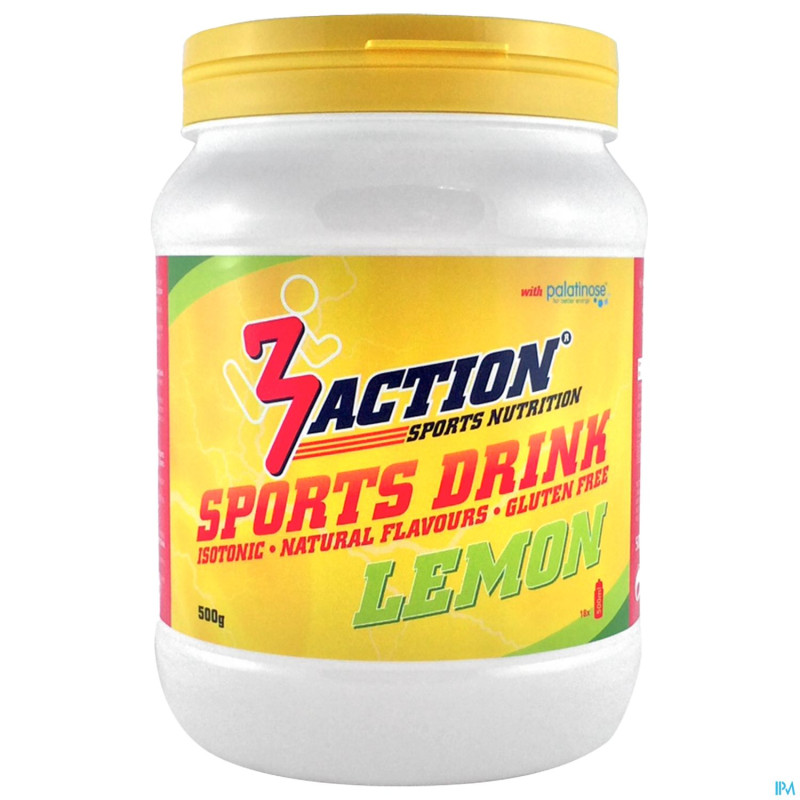 3action sports drink lemon 500g