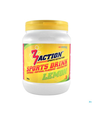 3action sports drink lemon 500g
