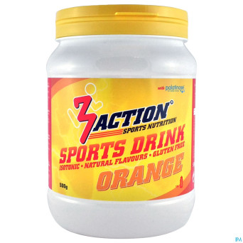 3action sports drink orange 500g