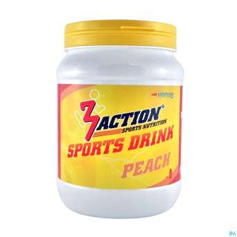 3action sports drink peach 500g