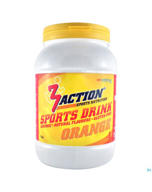 3action sports drink orange 1kg