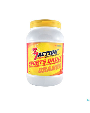 3action sports drink orange 1kg