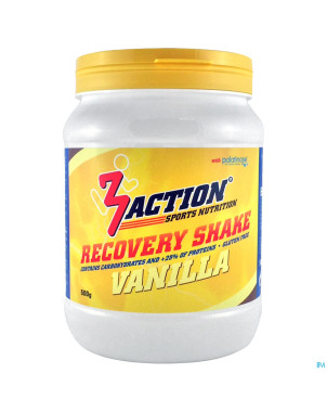 3action recovery shake vanilla 500g