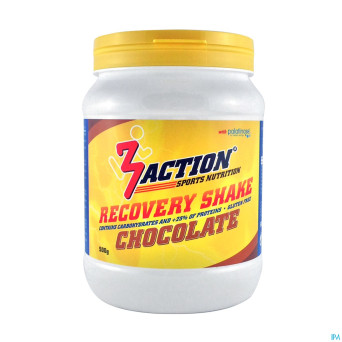 3action recovery shake chocolate 500g