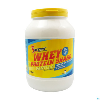 3action whey protein shake vanilla 900g
