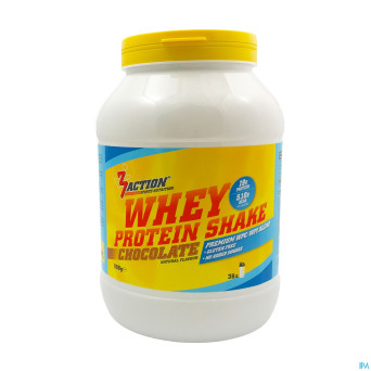 3action whey protein shake chocolate 900g