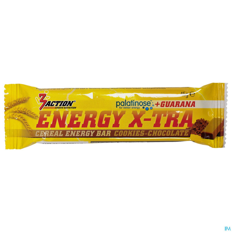 3action energy xtra bar cookies 45g