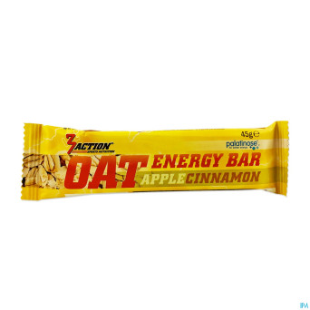 3action oat energy bar apple cinnamon 45g