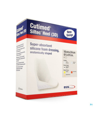 Cutimed siltec heel 3d    5pc