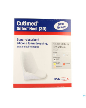 Cutimed siltec heel 3d    5pc