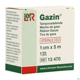 Gazin meche bande sterile rouleau    1cmx5m