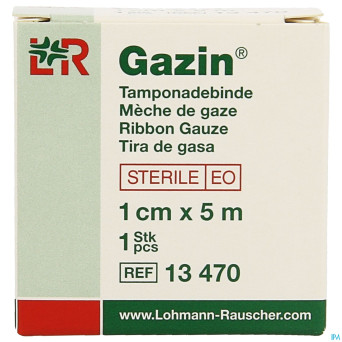 Gazin meche bande sterile rouleau    1cmx5m
