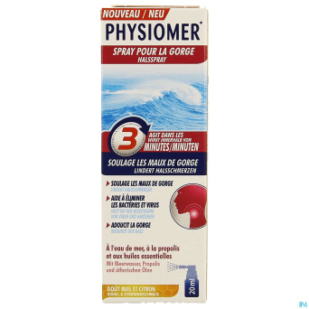 Physiomer mal de gorge spray   20ml