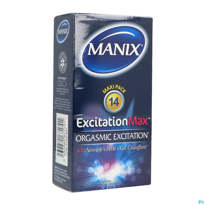 Manix excitation max preservatifs 14