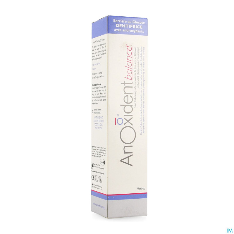 Anoxident balance dentifrice   75ml