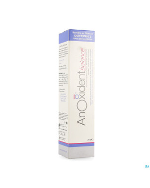 Anoxident balance dentifrice   75ml