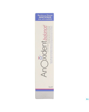 Anoxident balance dentifrice   75ml