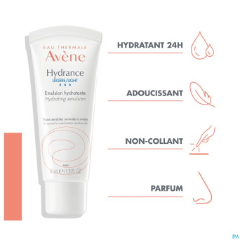 Avene hydrance legere emulsion hydratante    40ml