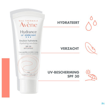 Avene hydrance uv legere emulsion hydr.spf30  40ml
