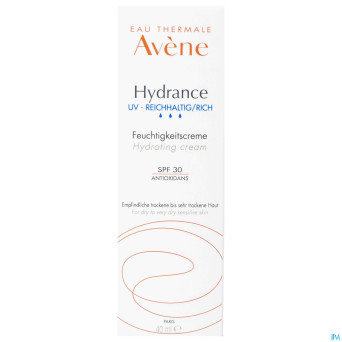 Avene hydrance uv riche creme hydratante    40ml