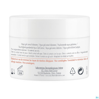 Avene hydrance aqua gel creme hydratante    50ml