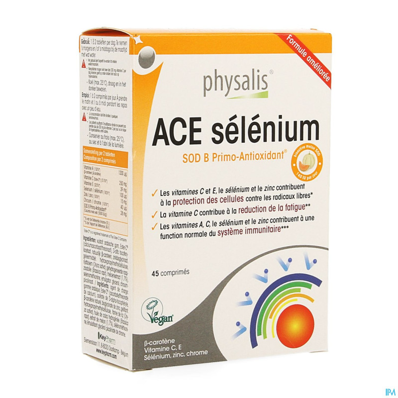 Physalis ace selenium + sod comp 45