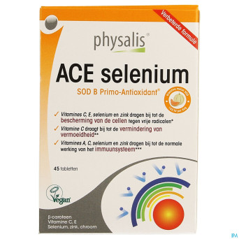 Physalis ace selenium + sod comp 45