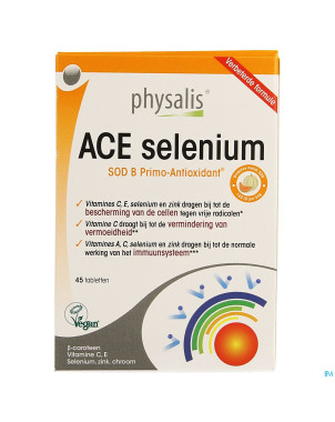 Physalis ace selenium + sod comp 45