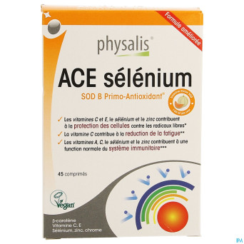 Physalis ace selenium + sod comp 45