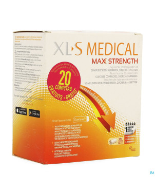 Xls med. maximum strength comp 100 + comp 20 grat.