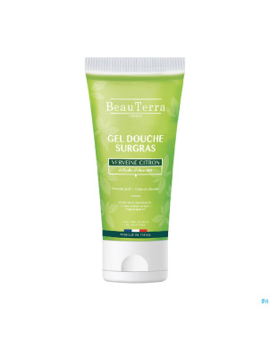 Beauterra gel douche surgras verveine citron 100ml