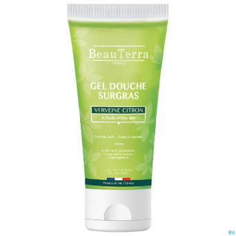 Beauterra gel douche surgras verveine citron 100ml
