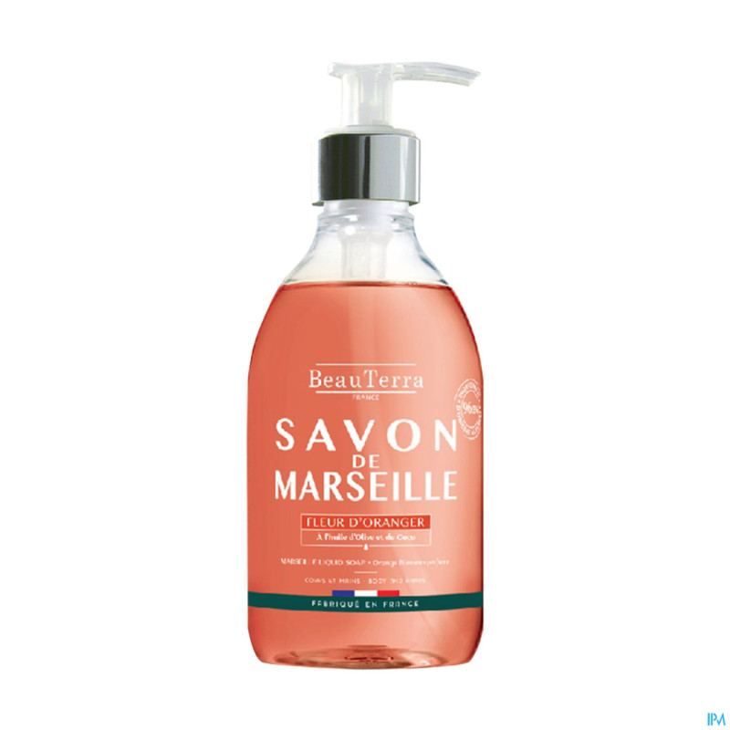 Beauterra savon marseille fleur oranger    300ml