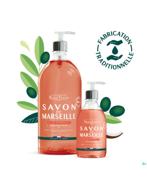 Beauterra savon marseille fleur oranger    300ml