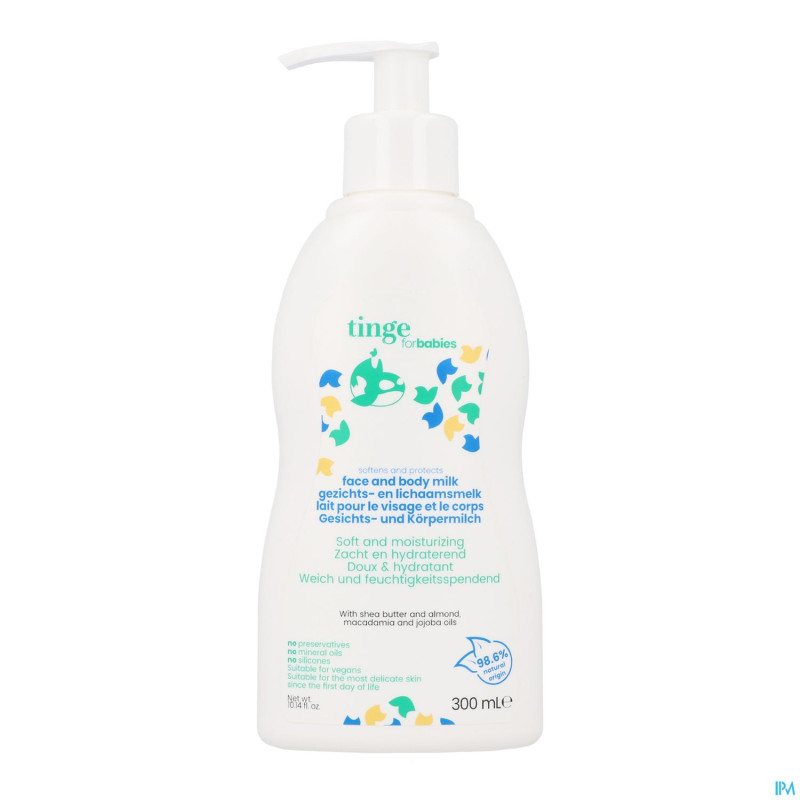 Tinge bebe lait visage-corps    300ml