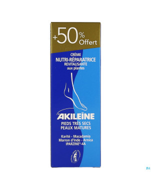 Akileine cr repar. pieds tres secs 75ml promo -50%