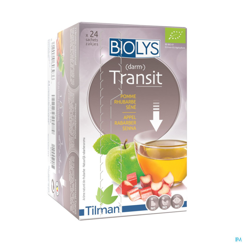 Biolys pomme rhubarbe sene  sach 24