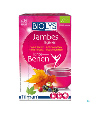 Biolys vigne rouge fruits rouges sach 24