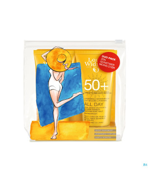 Widmer sun all day 50+ duo n/parf tube 2x100ml