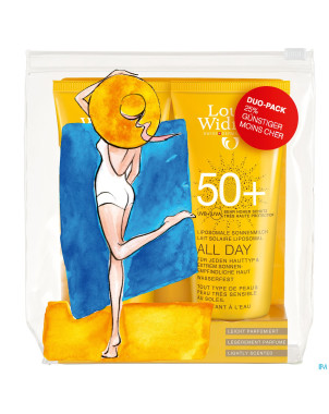 Widmer sun all day 50+ duo n/parf tube 2x100ml