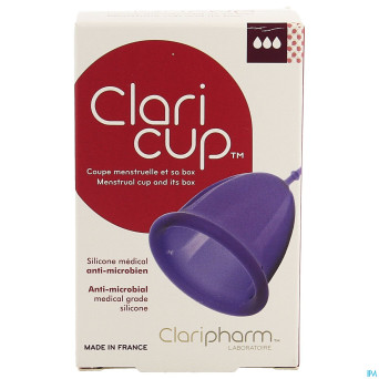 Claricup coupelle menstruelle taille 3
