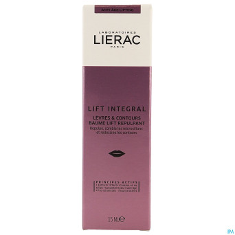 Lierac lift integral levres + contours   tube 15ml