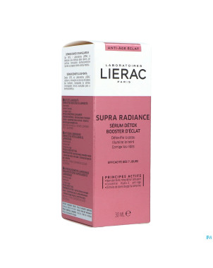 Lierac supra radiance serum detox booster  fl 30ml