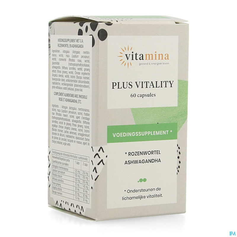 Vita mina plus vitality caps 60