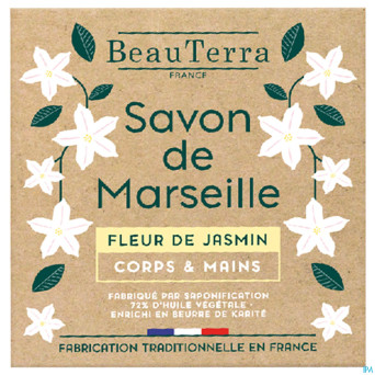 Beauterra savon marseille fleur jasmin    100g