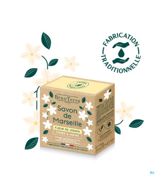 Beauterra savon marseille fleur jasmin    100g