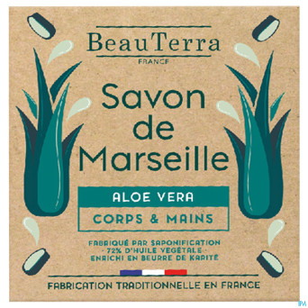 Beauterra savon marseille aloe vera    100g