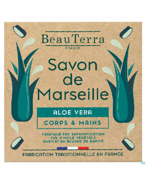 Beauterra savon marseille aloe vera    100g