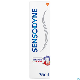 Sensodyne dentifrice sensibilite + gencives   75ml