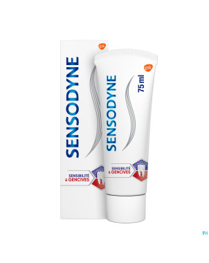 Sensodyne dentifrice sensibilite + gencives   75ml